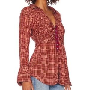 NWT Catalina Remade shirt by We The Free from Free People in size Small